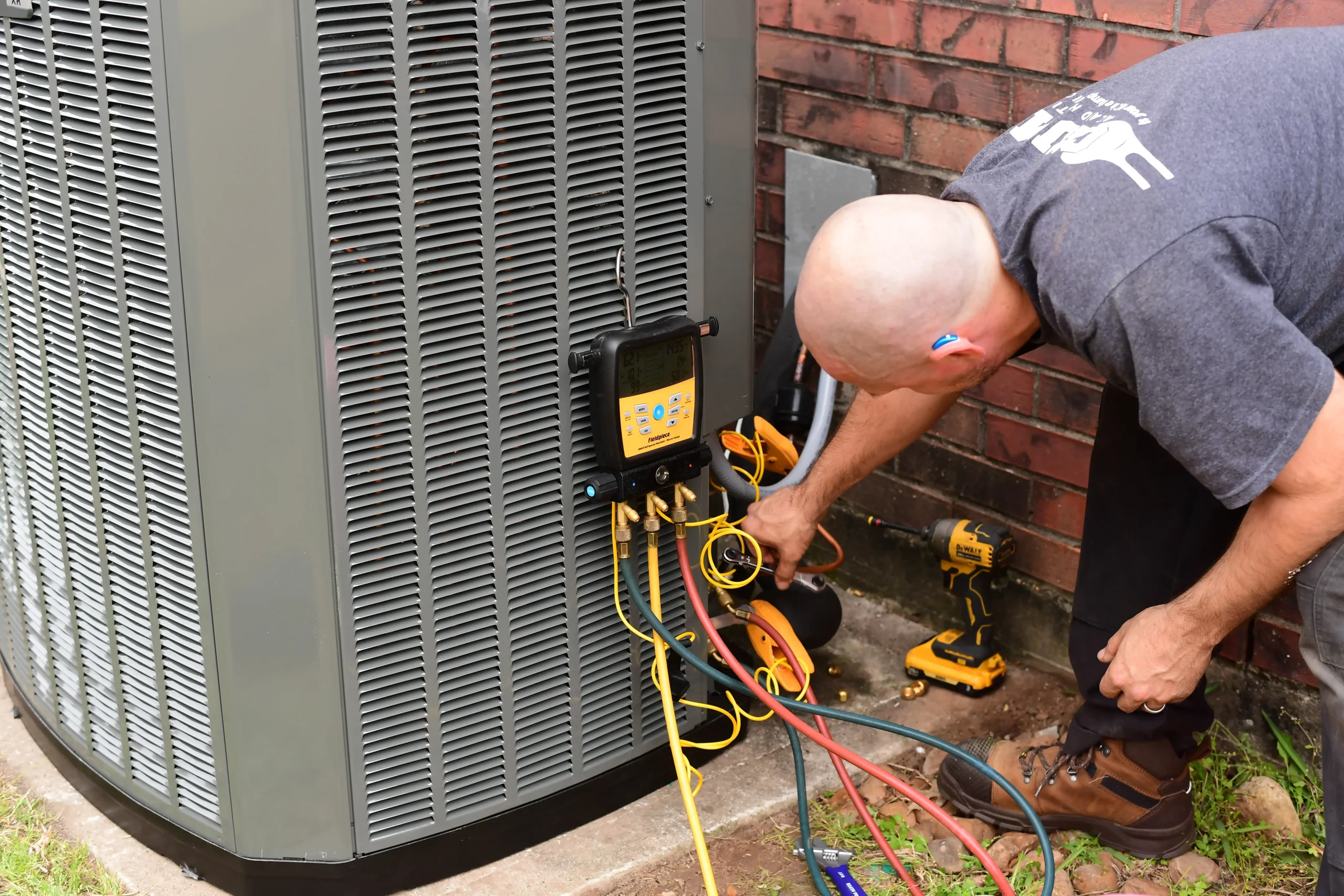 Katy AC Repair Team Work